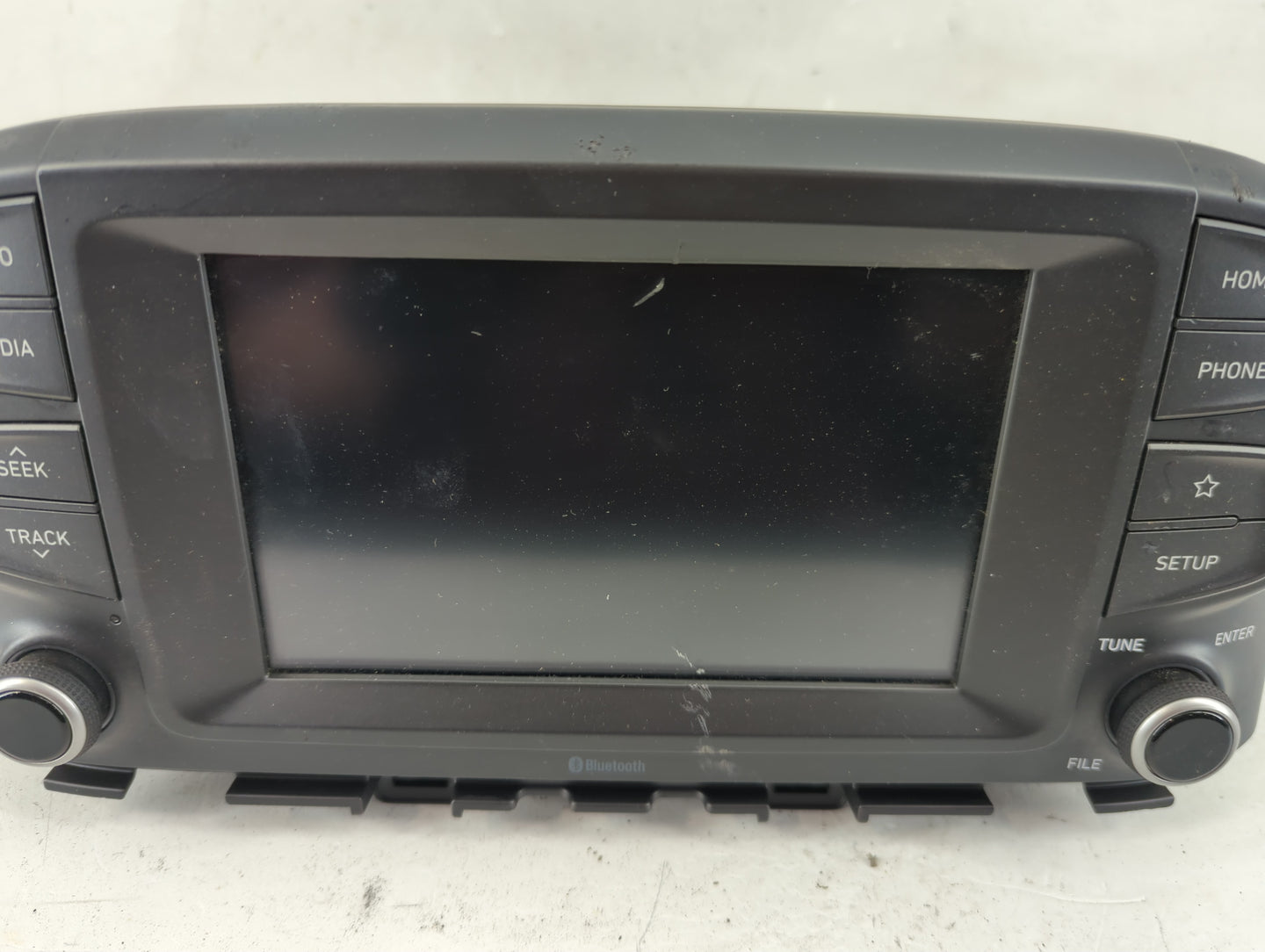 2018-2021 Hyundai Kona Radio AM FM Cd Player Receiver Replacement P/N:96160J9020TMT Fits Fits 2018 2019 2020 2021 OEM Used A