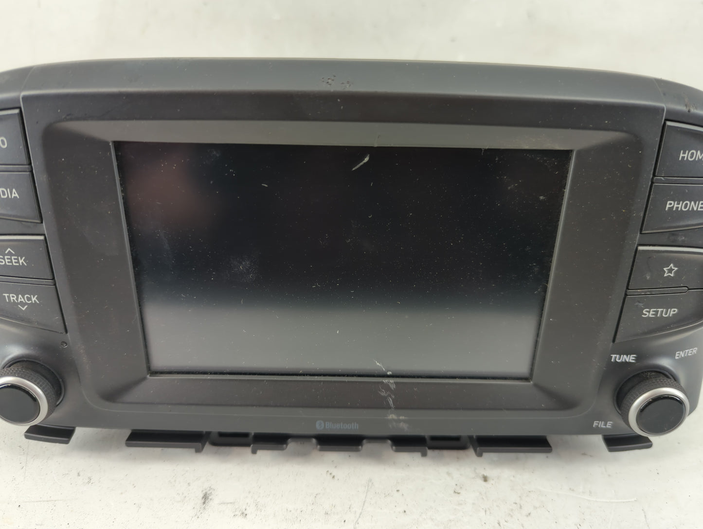 2018-2021 Hyundai Kona Radio AM FM Cd Player Receiver Replacement P/N:96160J9020TMT Fits Fits 2018 2019 2020 2021 OEM Used A