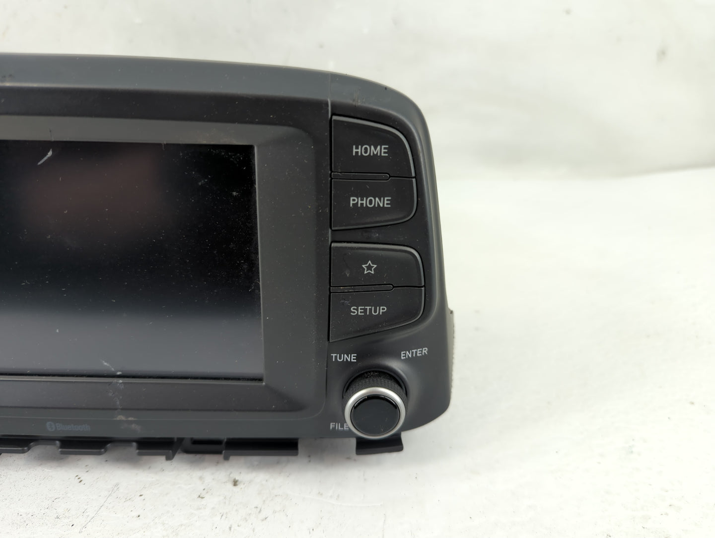 2018-2021 Hyundai Kona Radio AM FM Cd Player Receiver Replacement P/N:96160J9020TMT Fits Fits 2018 2019 2020 2021 OEM Used A