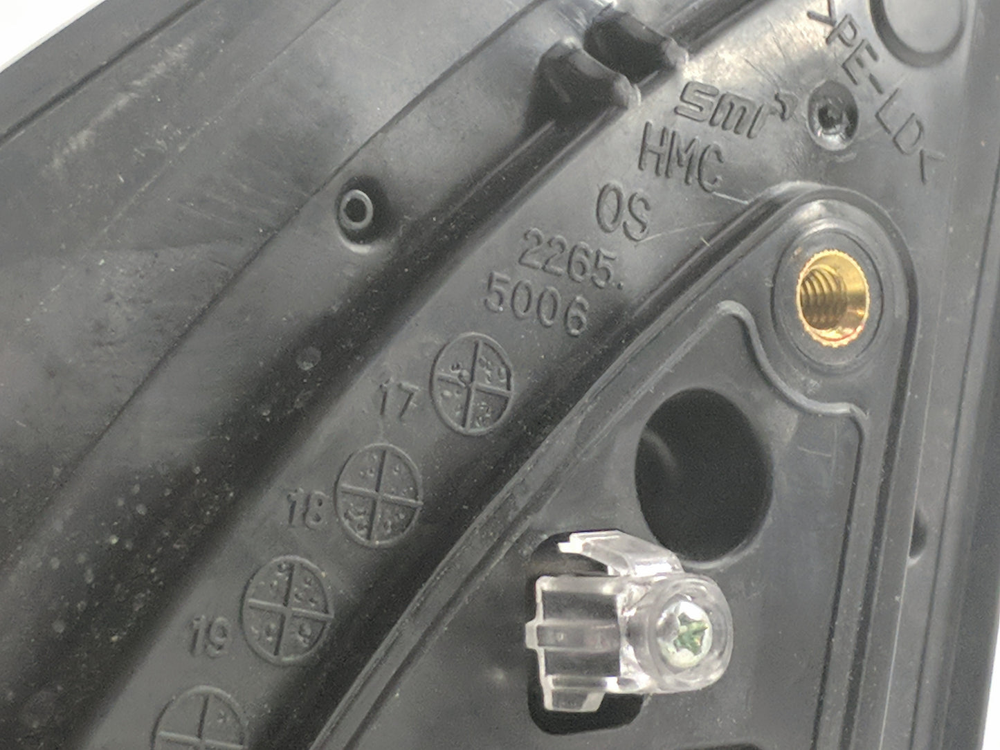 2018-2021 Hyundai Kona Side Mirror Replacement Passenger Right View Door Mirror Fits Fits 2018 2019 2020 2021 OEM Used Auto 