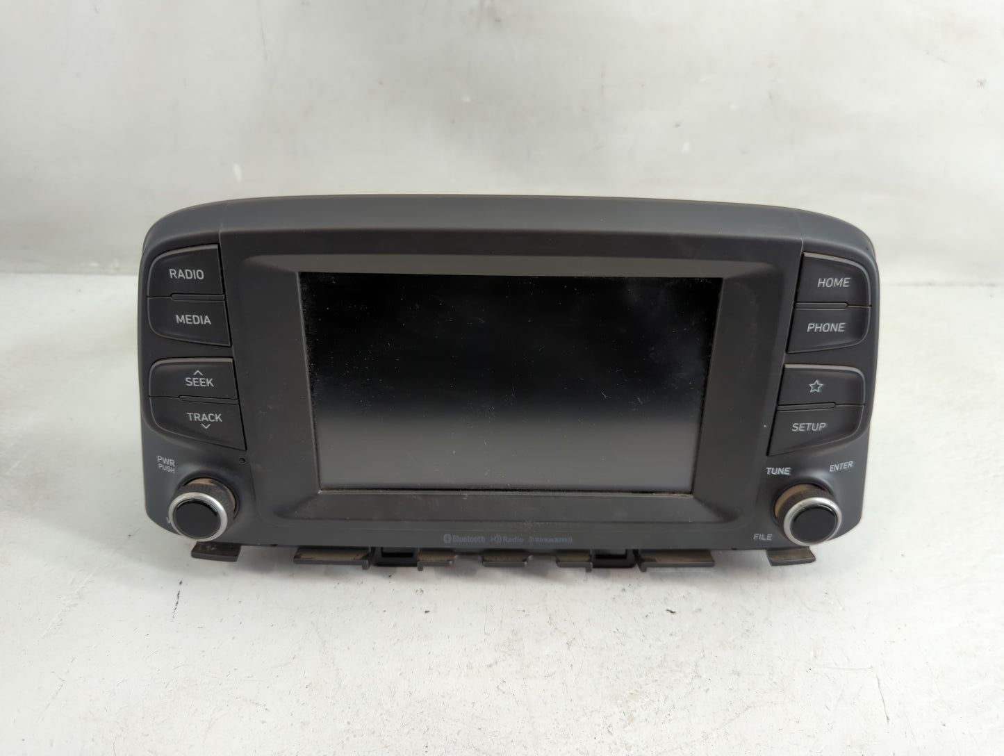 2018-2021 Hyundai Kona Radio AM FM Cd Player Receiver Replacement P/N:96160-J9110TMT Fits Fits 2018 2019 2020 2021 OEM Used 