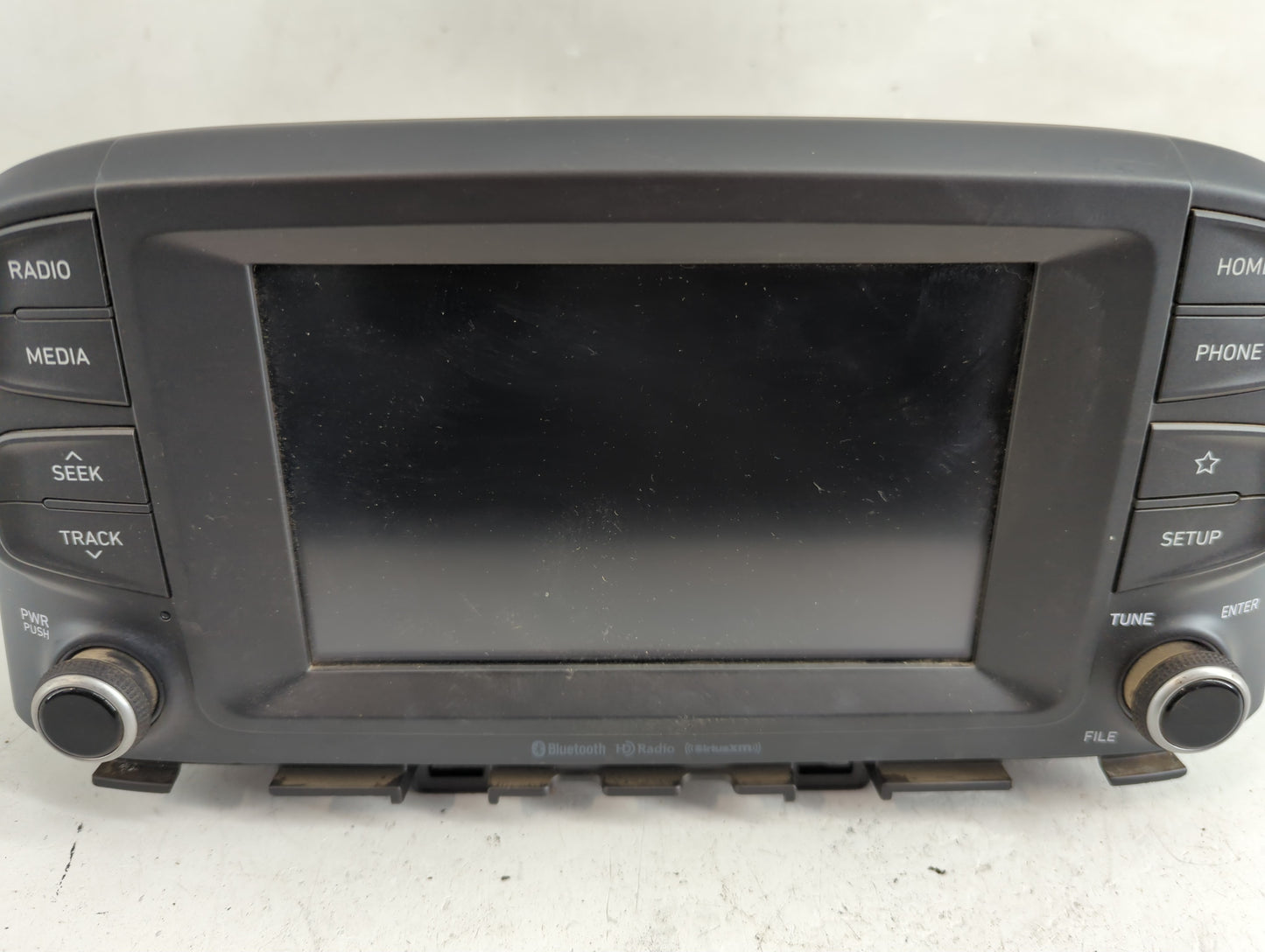 2018-2021 Hyundai Kona Radio AM FM Cd Player Receiver Replacement P/N:96160-J9110TMT Fits Fits 2018 2019 2020 2021 OEM Used 