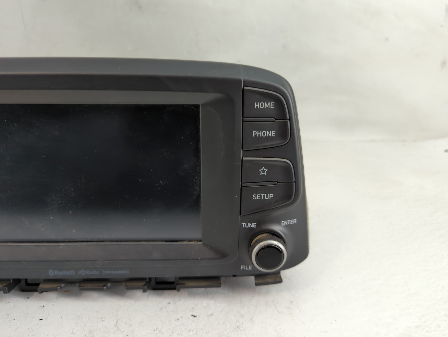 2018-2021 Hyundai Kona Radio AM FM Cd Player Receiver Replacement P/N:96160-J9110TMT Fits Fits 2018 2019 2020 2021 OEM Used 