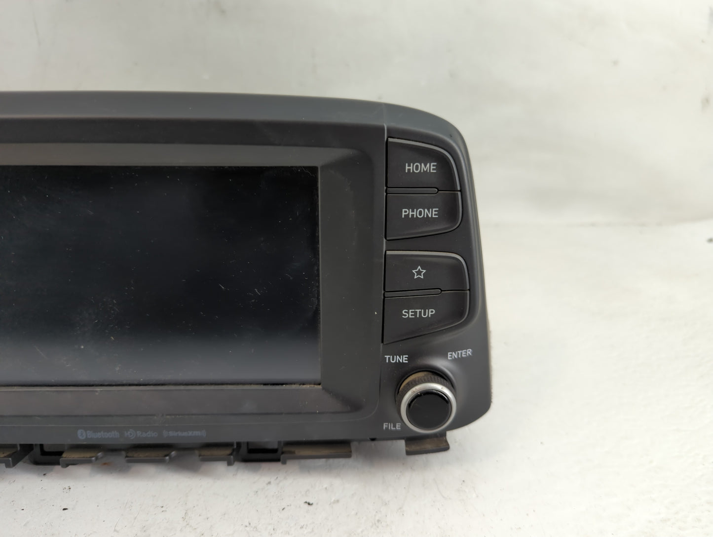 2018-2021 Hyundai Kona Radio AM FM Cd Player Receiver Replacement P/N:96160-J9110TMT Fits Fits 2018 2019 2020 2021 OEM Used 