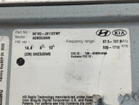 2018-2021 Hyundai Kona Radio AM FM Cd Player Receiver Replacement P/N:96160-J9110TMT Fits Fits 2018 2019 2020 2021 OEM Used 