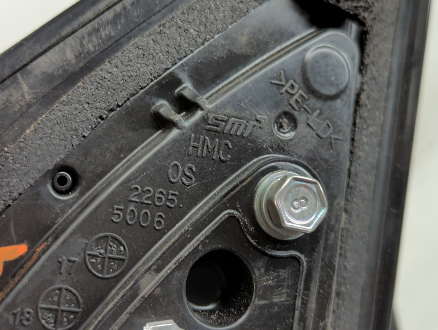 2018-2021 Hyundai Kona Side Mirror Replacement Passenger Right View Door Mirror P/N:22655006 Fits Fits 2018 2019 2020 2021 O