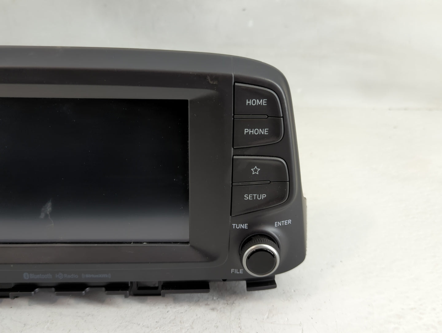 2018-2021 Hyundai Kona Radio AM FM Cd Player Receiver Replacement P/N:96160-J9110TMT Fits Fits 2018 2019 2020 2021 OEM Used 