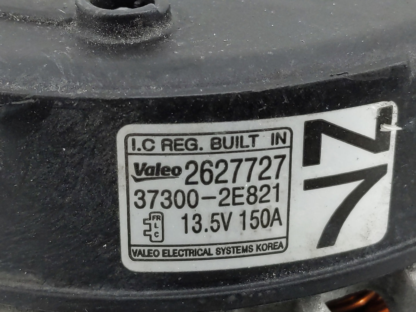 2018-2021 Hyundai Kona Alternator Replacement Generator Charging Assembly Engine OEM P/N:37300-2E821 Fits OEM Used Auto Part
