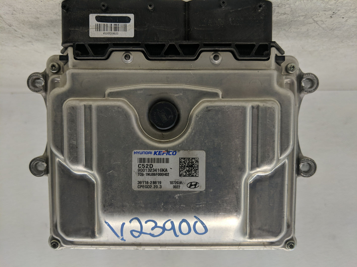 2020-2021 Hyundai Kona PCM Engine Control Computer ECU ECM PCU OEM P/N:39118-2B819 Fits Fits 2020 2021 OEM Used Auto Parts -