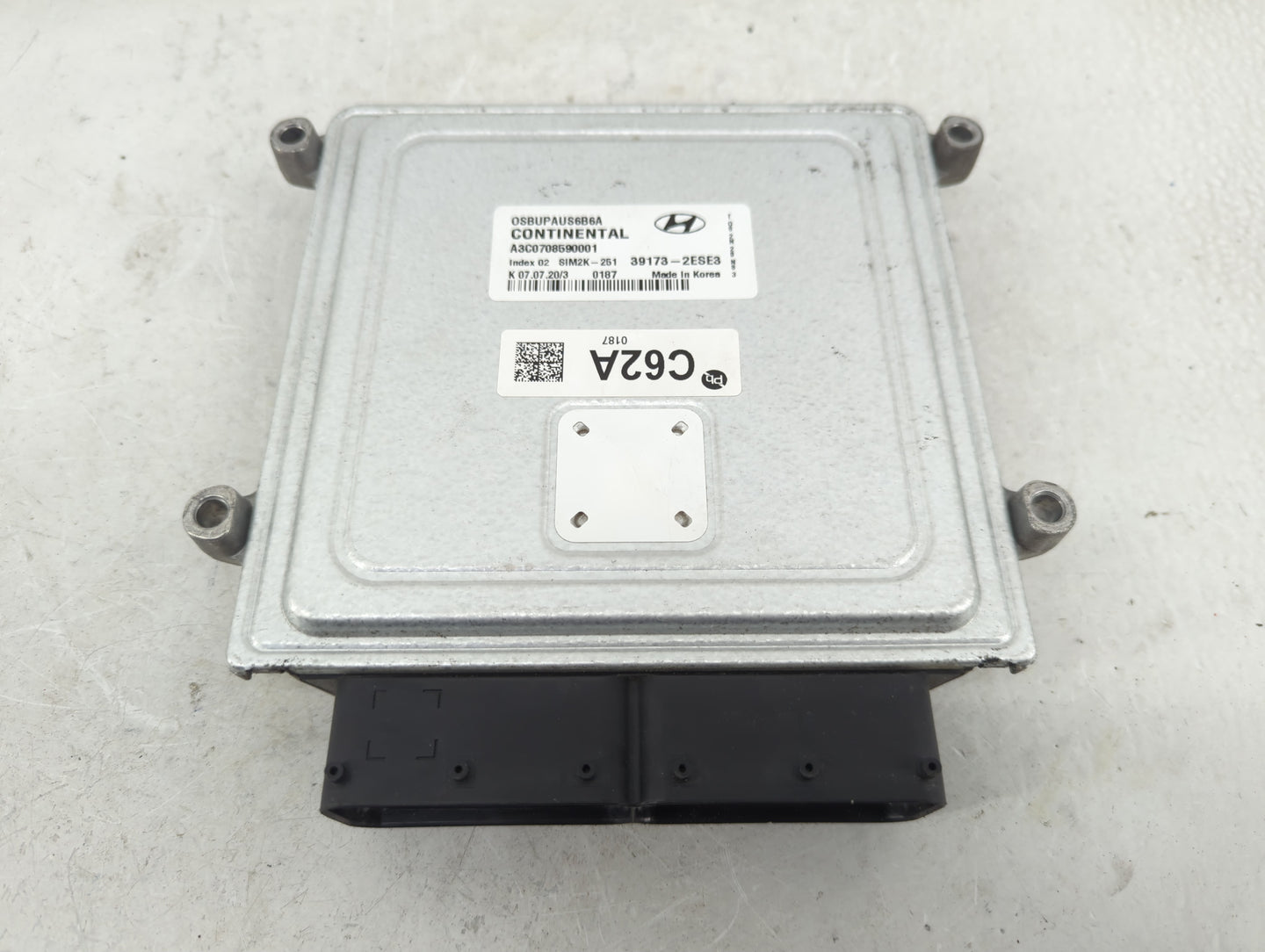 2018-2021 Hyundai Kona PCM Engine Control Computer ECU ECM PCU OEM P/N:39173-2ESE3 Fits Fits 2018 2019 2020 2021 OEM Used Au