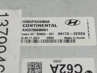 2020-2021 Hyundai Kona PCM Engine Control Computer ECU ECM PCU OEM P/N:39173-2ESE3 Fits Fits 2020 2021 OEM Used Auto Parts -