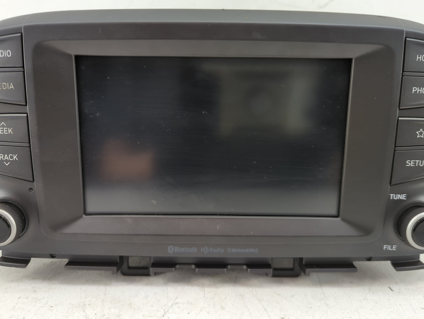 2018-2021 Hyundai Kona Radio AM FM Cd Player Receiver Replacement P/N:96160-J9110TMT Fits Fits 2018 2019 2020 2021 OEM Used 