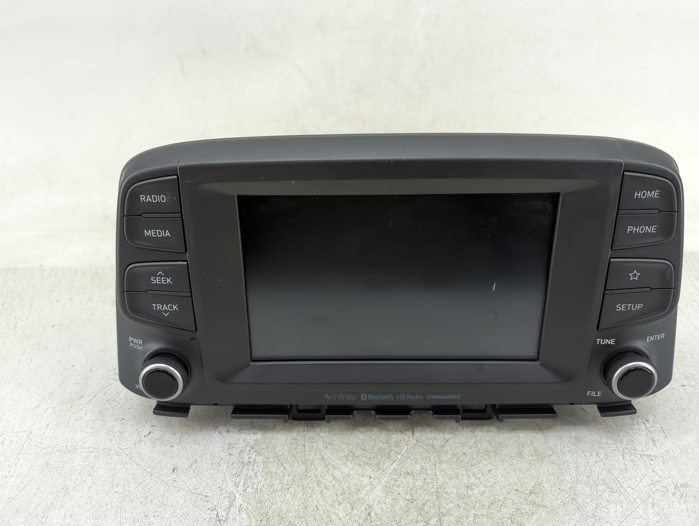 2018-2021 Hyundai Kona Radio AM FM Cd Player Receiver Replacement P/N:96160-J9160TMT Fits Fits 2018 2019 2020 2021 OEM Used 