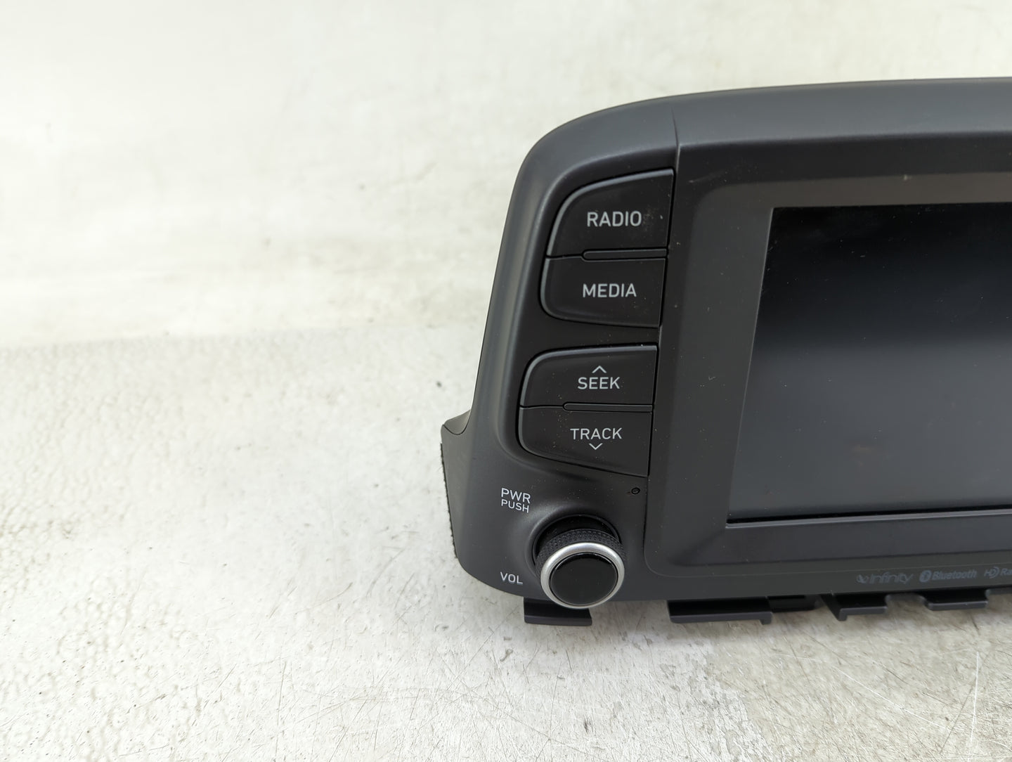 2018-2021 Hyundai Kona Radio AM FM Cd Player Receiver Replacement P/N:96160-J9160TMT Fits Fits 2018 2019 2020 2021 OEM Used 