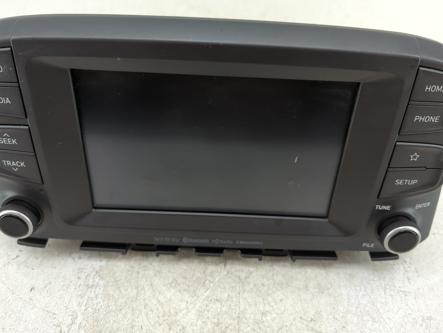 2018-2021 Hyundai Kona Radio AM FM Cd Player Receiver Replacement P/N:96160-J9160TMT Fits Fits 2018 2019 2020 2021 OEM Used 