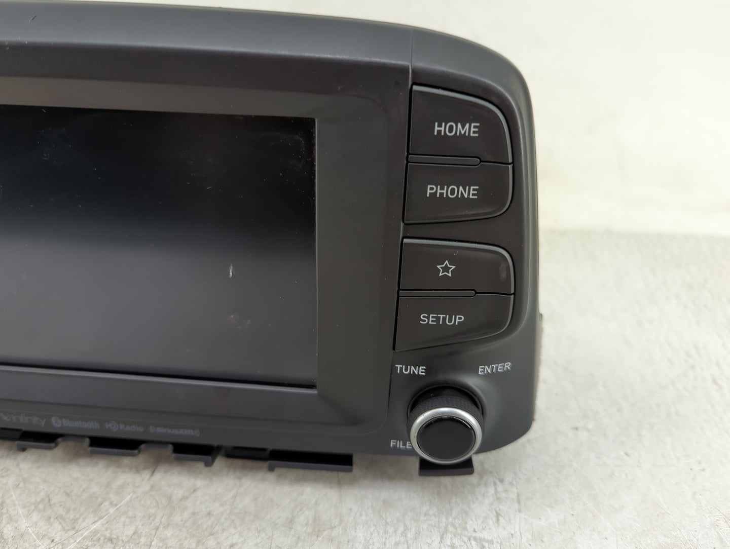 2018-2021 Hyundai Kona Radio AM FM Cd Player Receiver Replacement P/N:96160-J9160TMT Fits Fits 2018 2019 2020 2021 OEM Used 