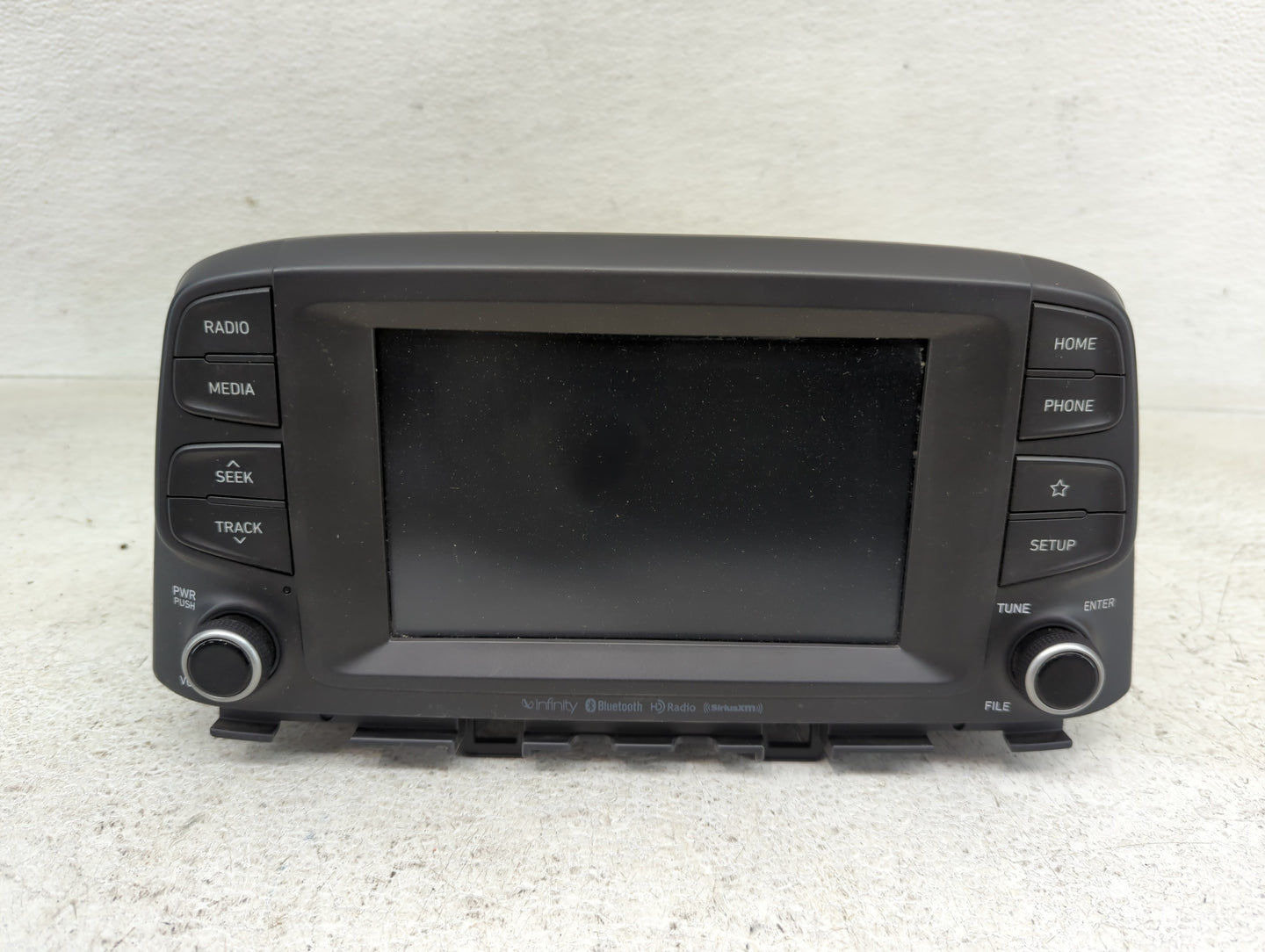 2019-2021 Hyundai Kona Radio AM FM Cd Player Receiver Replacement P/N:96180-J9160TMT Fits Fits 2019 2020 2021 OEM Used Auto 