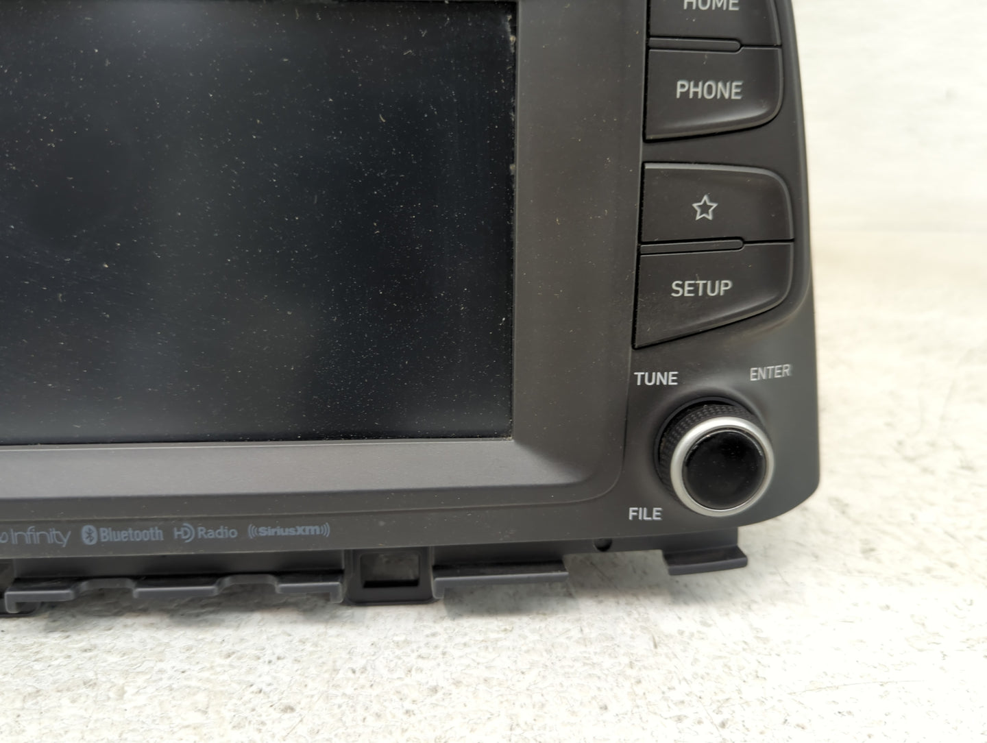 2019-2021 Hyundai Kona Radio AM FM Cd Player Receiver Replacement P/N:96180-J9160TMT Fits Fits 2019 2020 2021 OEM Used Auto 