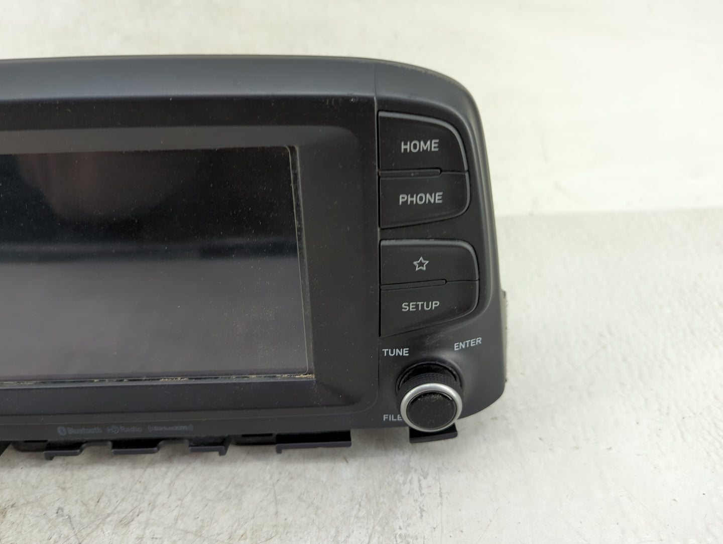 2018-2021 Hyundai Kona Radio AM FM Cd Player Receiver Replacement P/N:96160-J9160TMT Fits Fits 2018 2019 2020 2021 OEM Used 