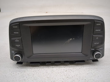 2019-2021 Hyundai Kona Radio AM FM Cd Player Receiver Replacement P/N:96160-J9160TMT Fits Fits 2019 2020 2021 OEM Used Auto 