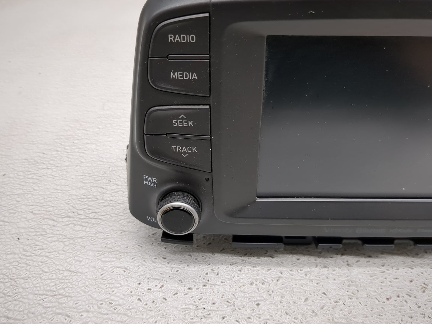 2019-2021 Hyundai Kona Radio AM FM Cd Player Receiver Replacement P/N:96160-J9160TMT Fits Fits 2019 2020 2021 OEM Used Auto 