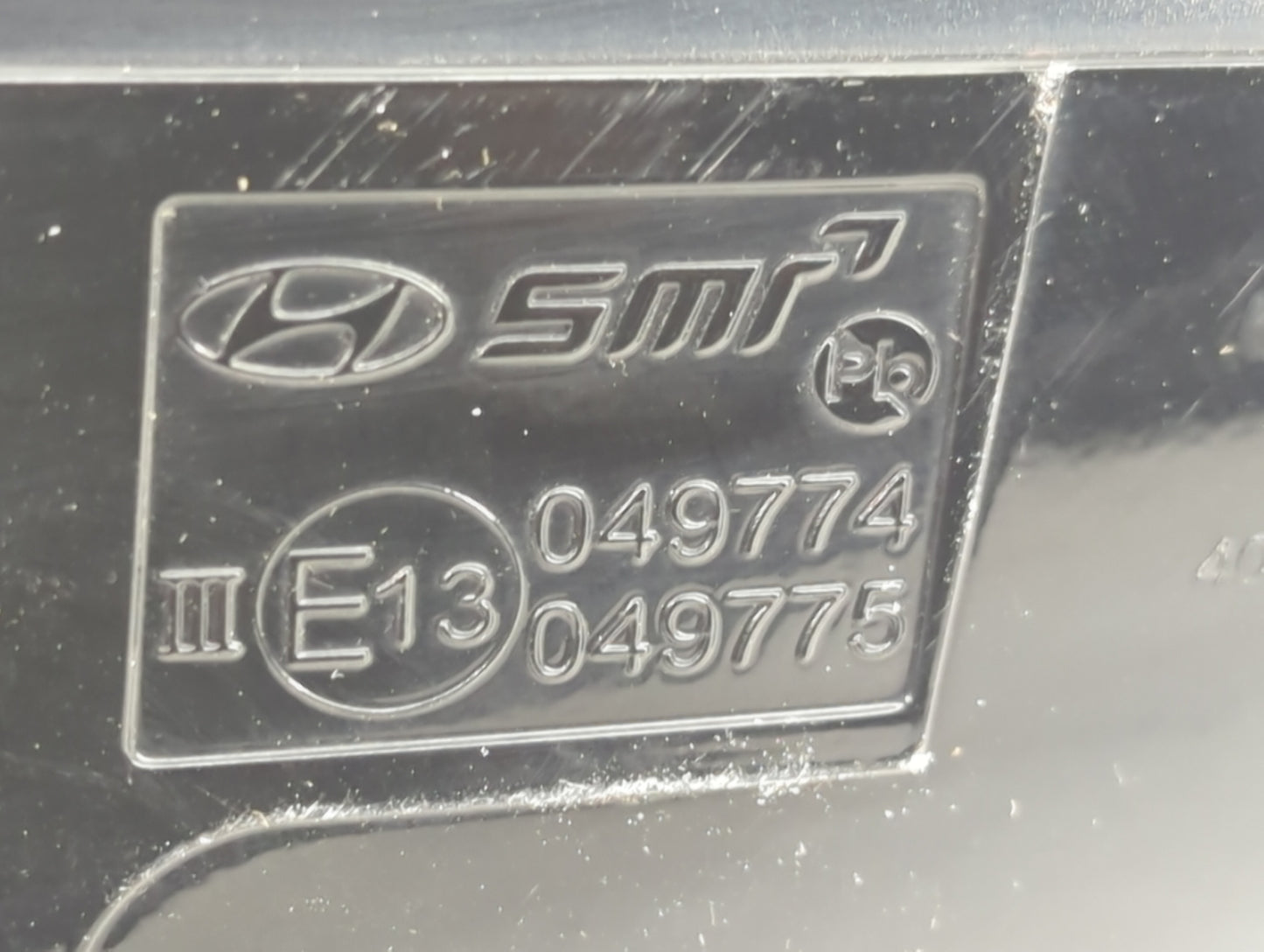 2018-2021 Hyundai Kona Passenger Right Side View Manual Door Mirror - Oemusedautoparts1.com