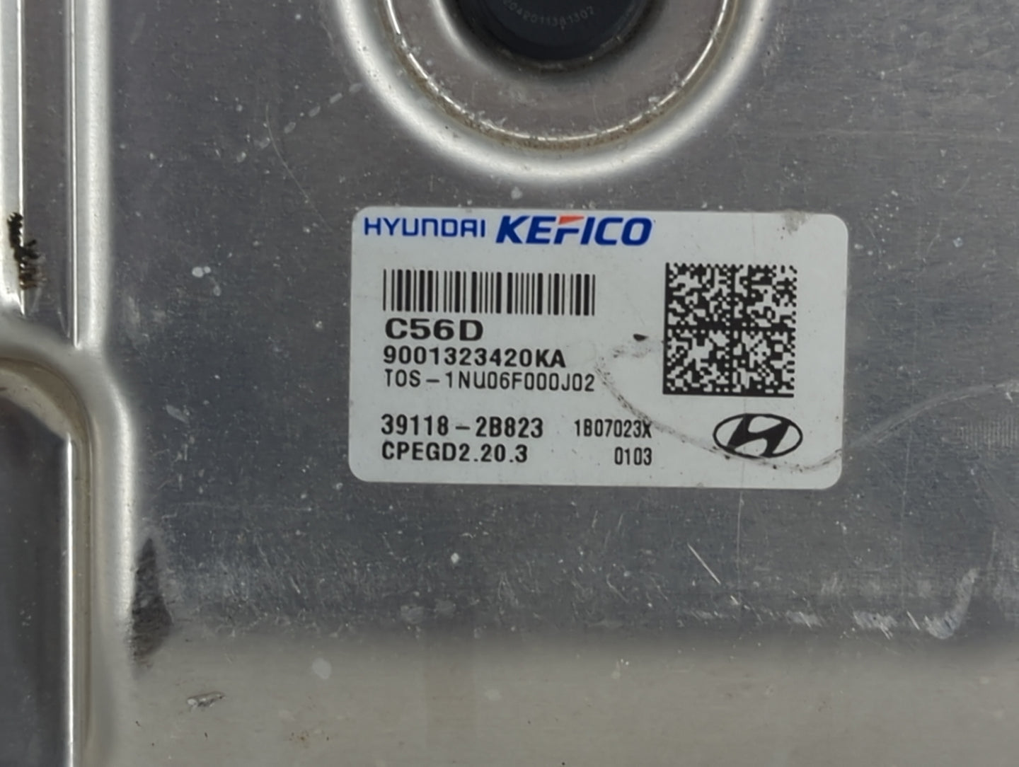 2018-2021 Hyundai Kona PCM Engine Control Computer ECU ECM PCU OEM P/N:9001323420KA 39118-2B823 Fits Fits 2018 2019 2020 202