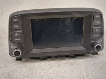 2019-2021 Hyundai Kona Radio AM FM Cd Player Receiver Replacement P/N:96160-J9160TMT Fits Fits 2019 2020 2021 OEM Used Auto 