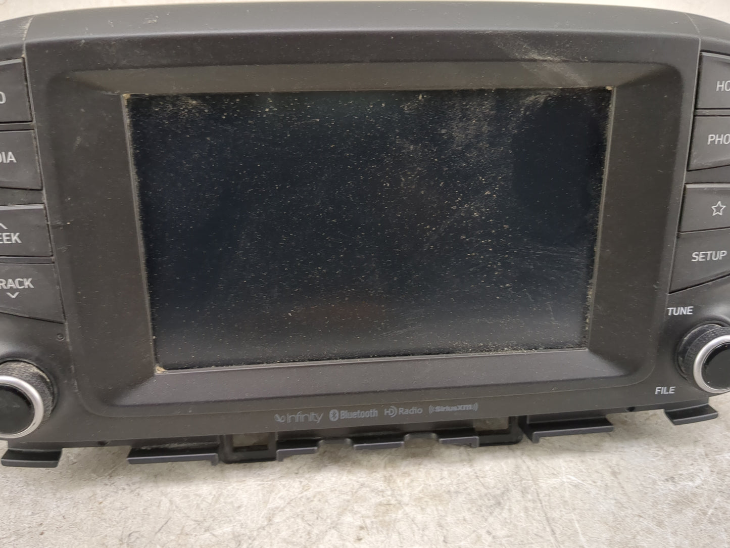 2019-2021 Hyundai Kona Radio AM FM Cd Player Receiver Replacement P/N:96160-J9160TMT Fits Fits 2019 2020 2021 OEM Used Auto 