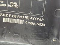 2018-2021 Hyundai Kona Fusebox Fuse Box Panel Relay Module P/N:18980-09620 18980-09631, 39160-37110 Fits Fits 2018 2019 2020