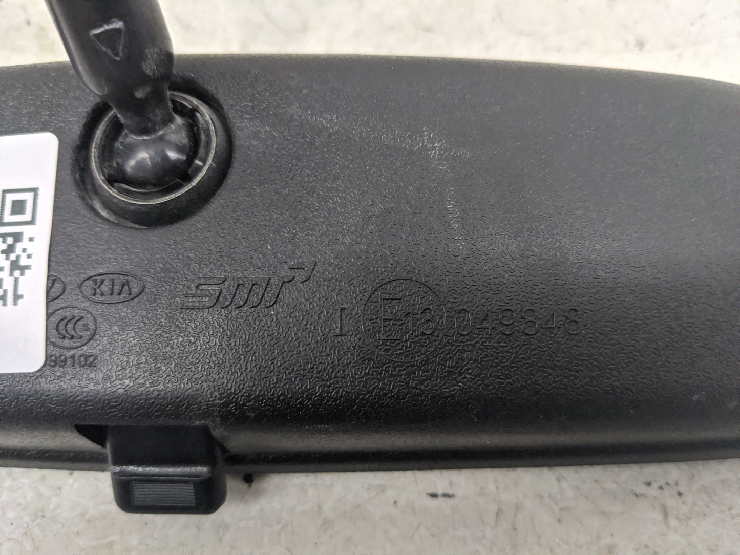2021 Hyundai Kona Interior Rear View Mirror Replacement OEM P/N:E13048848 Fits OEM Used Auto Parts - Oemusedautoparts1.com