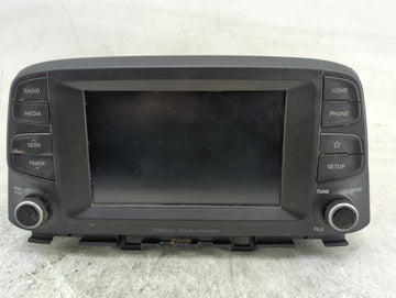 2018-2021 Hyundai Kona Radio AM FM Cd Player Receiver Replacement P/N:96160-J9110 ADB30J9AN Fits Fits 2018 2019 2020 2021 OE