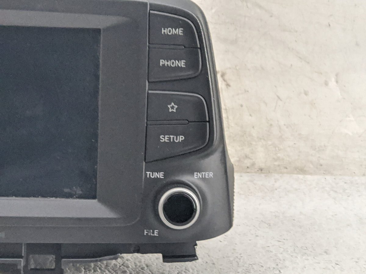 2018-2021 Hyundai Kona Radio AM FM Cd Player Receiver Replacement P/N:96160-J9110TMT ADB30J9AN Fits Fits 2018 2019 2020 2021