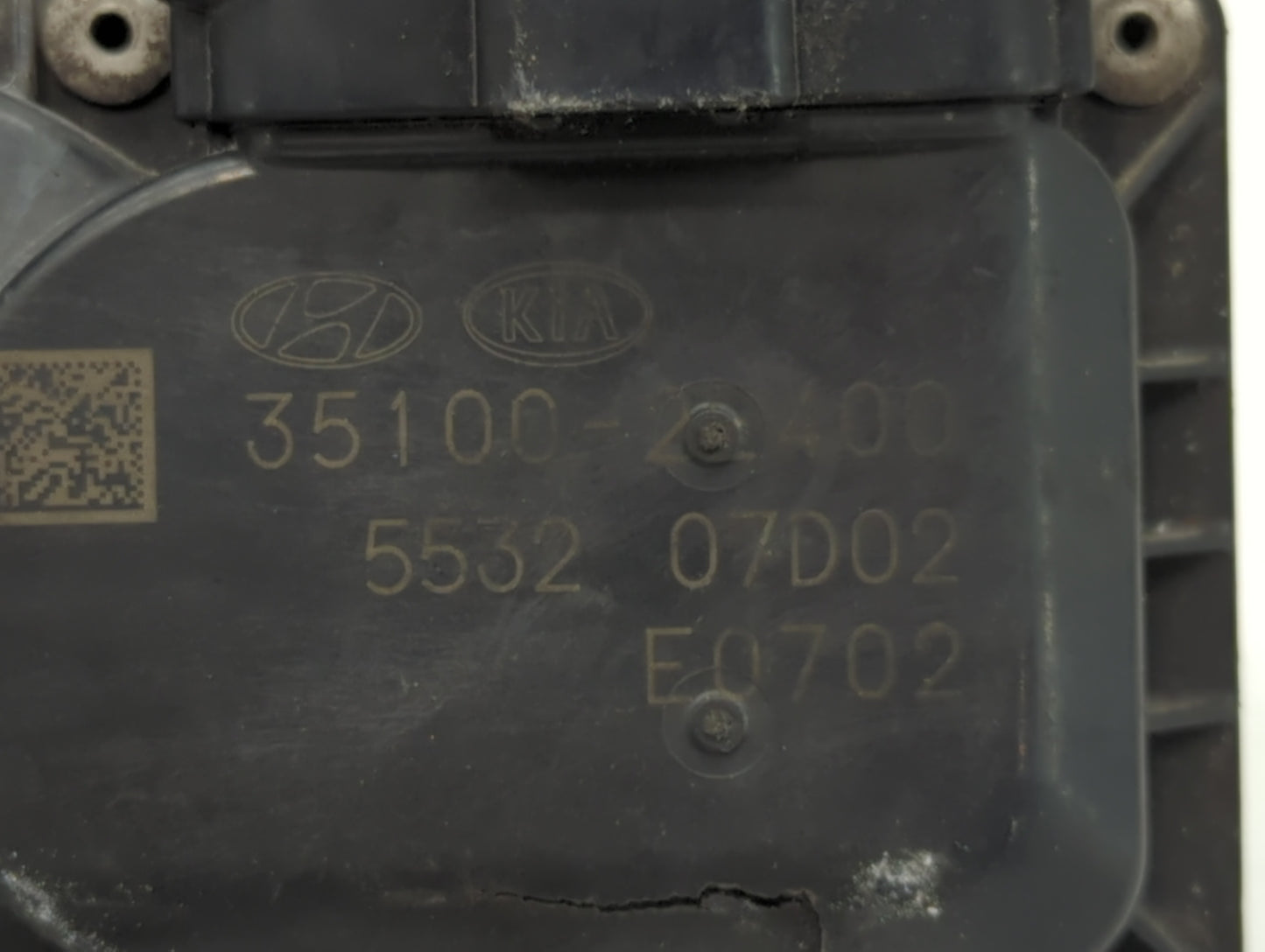 2018-2021 Hyundai Kona Throttle Body P/N:5532 07D02 Fits Fits 2012 2013 2014 2015 2016 2018 2019 2020 2021 OEM Used Auto Par