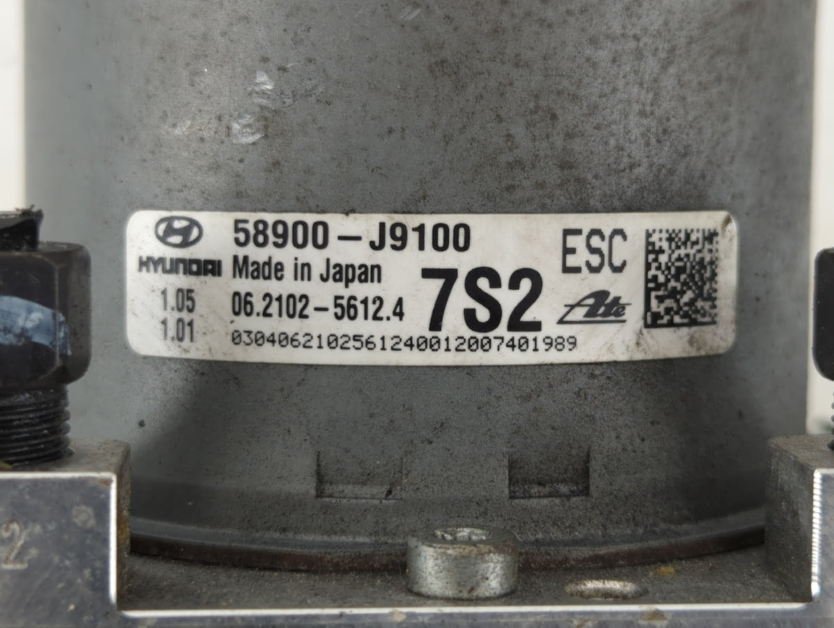 2018-2021 Hyundai Kona Anti-Lock Brake ABS Pump Module Actuator OEM P/N:58900-J9100 Fits Fits 2018 2019 2020 2021 OEM Used A