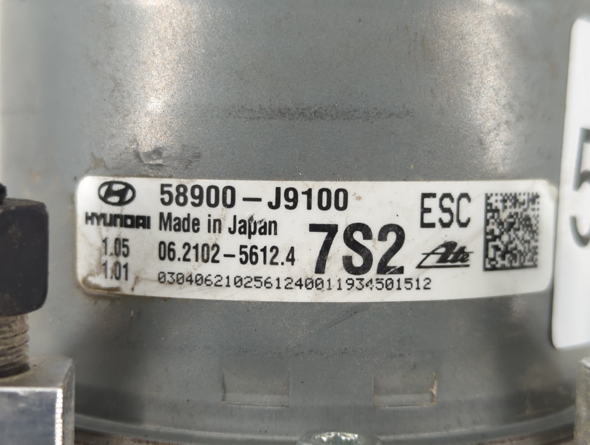 2018-2021 Hyundai Kona Anti-Lock Brake ABS Pump Module Actuator OEM P/N:58900-J9100 Fits Fits 2018 2019 2020 2021 OEM Used A