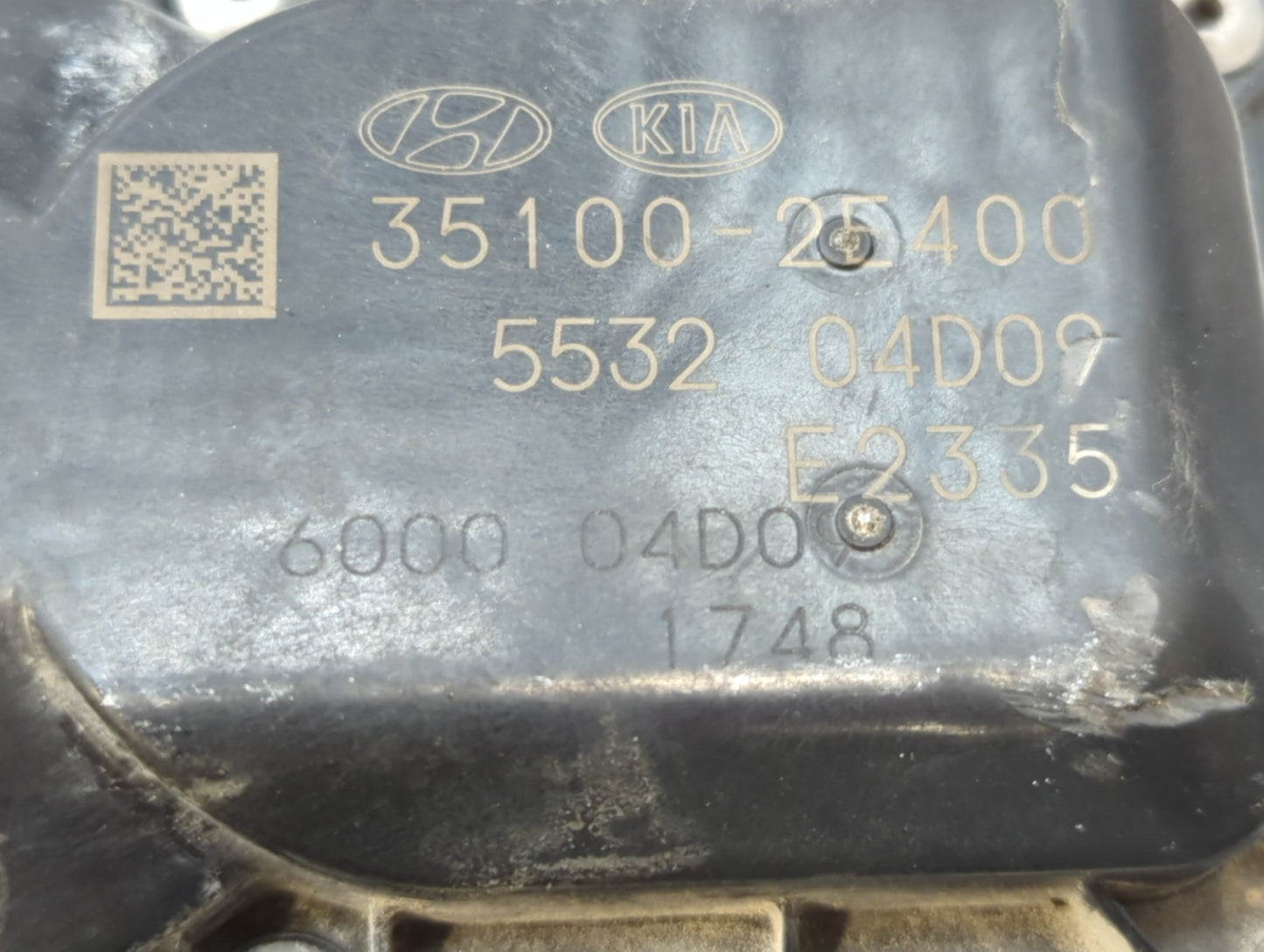 2018-2021 Hyundai Kona Throttle Body P/N:35100-2E400 Fits Fits 2012 2013 2014 2015 2016 2018 2019 2020 2021 OEM Used Auto Pa