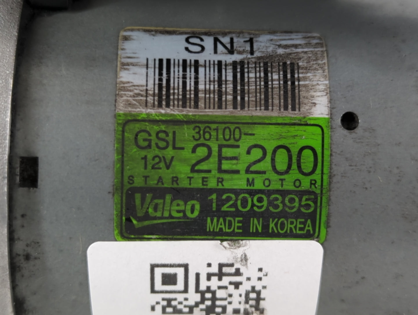 2018-2021 Hyundai Kona Car Starter Motor Solenoid OEM P/N:1209395 36100-2E200 Fits OEM Used Auto Parts - Oemusedautoparts1.c
