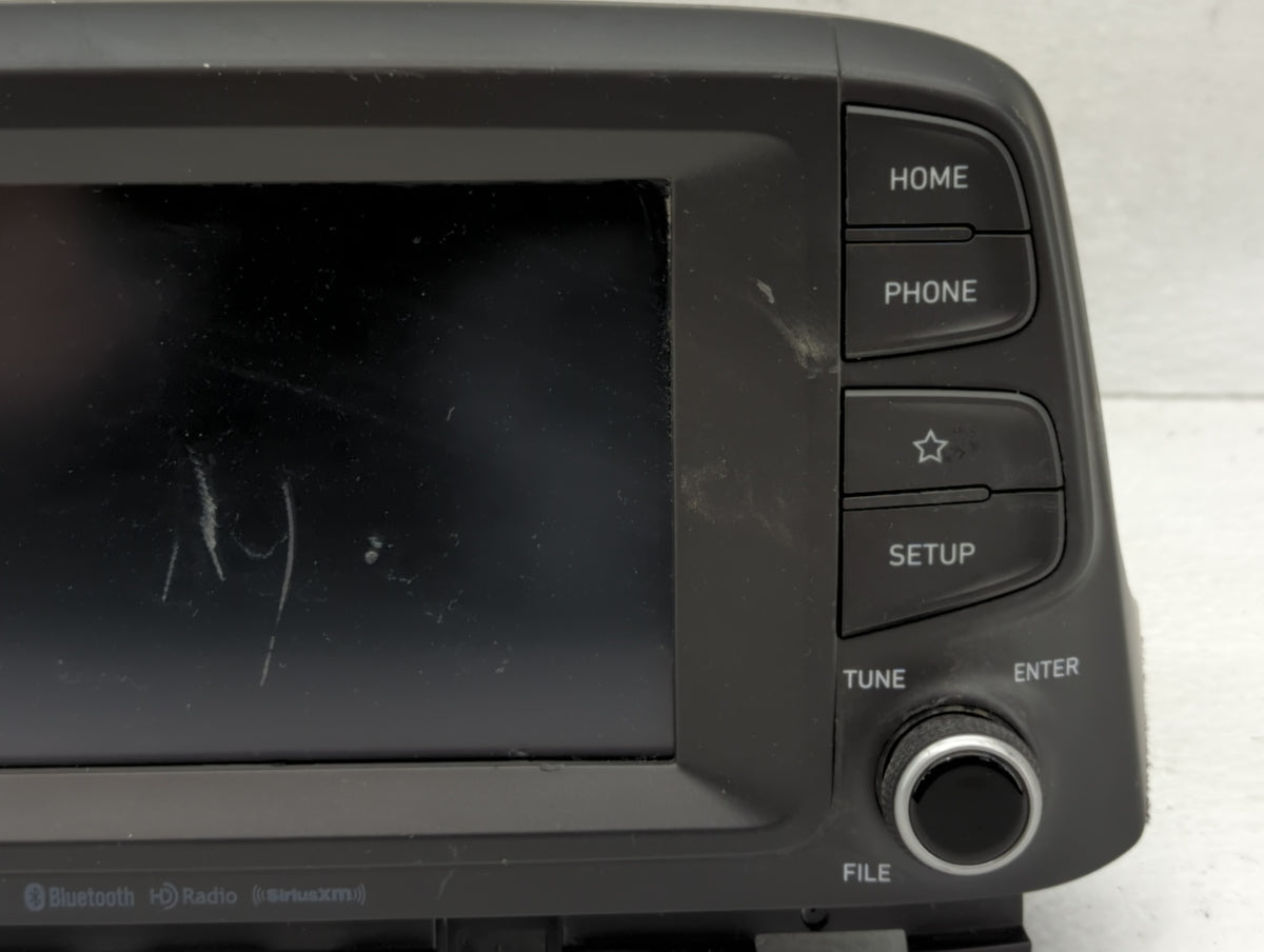 2018-2021 Hyundai Kona Am Fm Cd Player Radio Receiver 717187 - Oemusedautoparts1.com