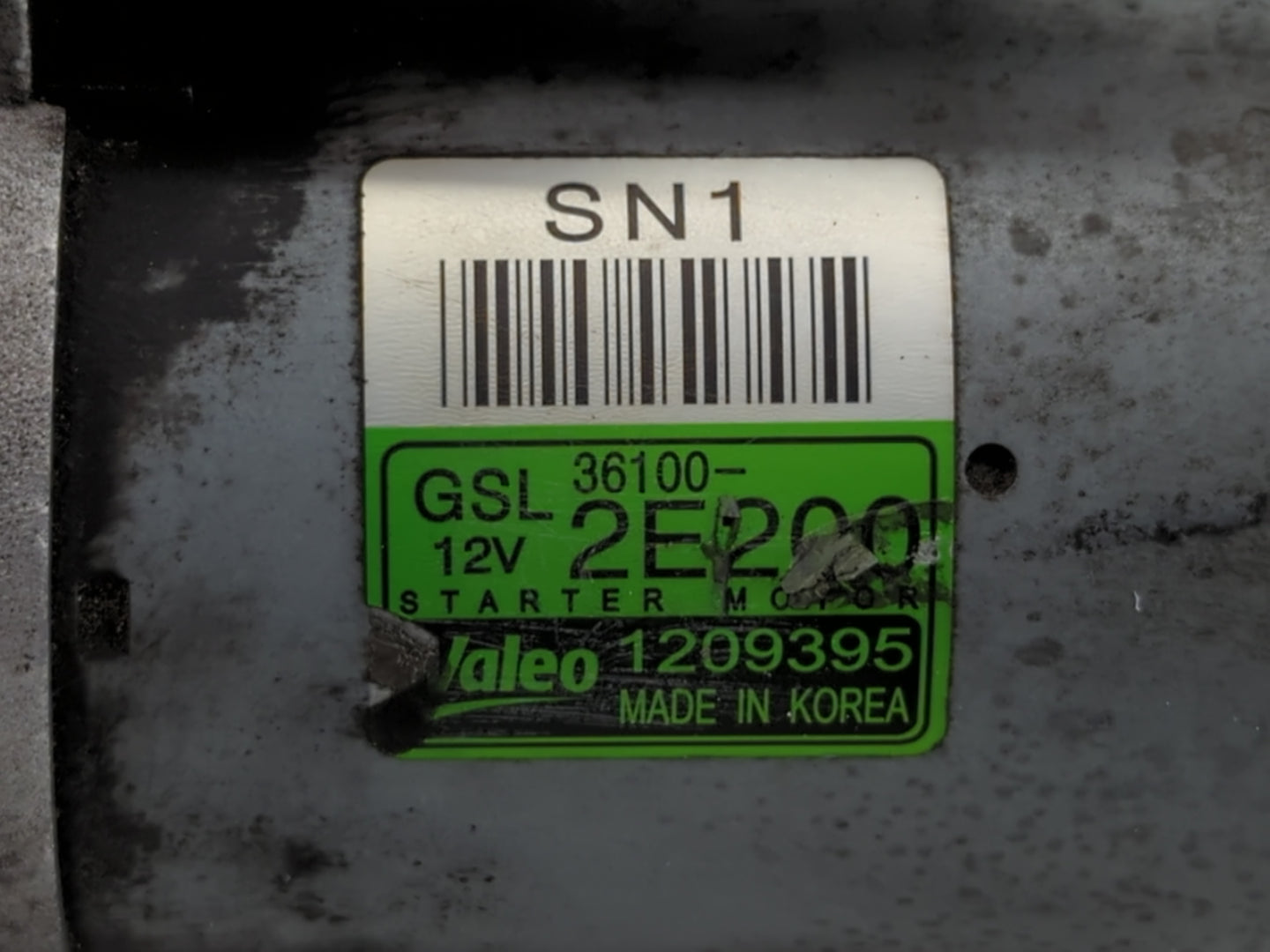 2018-2021 Hyundai Kona Car Starter Motor Solenoid OEM P/N:36100-2E200 Fits Fits 2013 2014 2016 2017 2018 2019 2020 2021 2022
