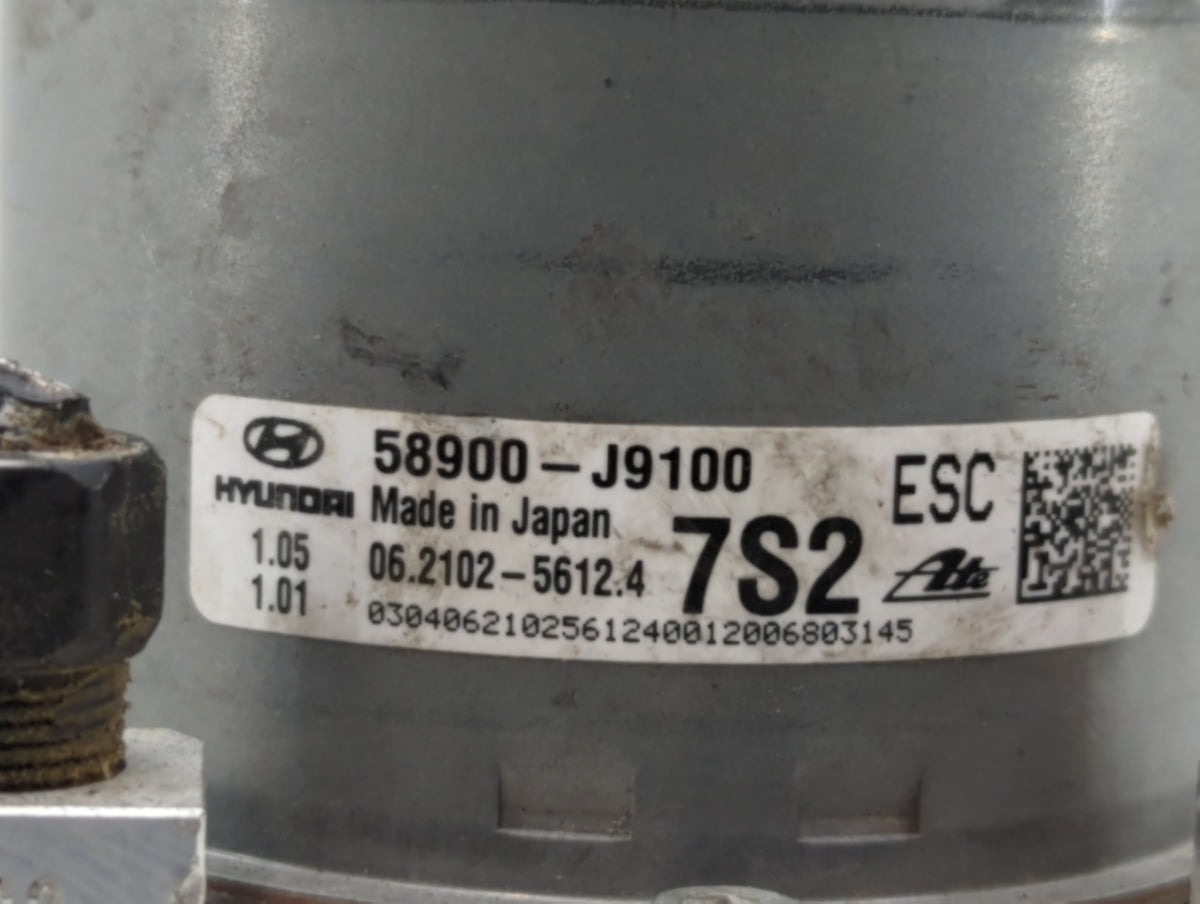 2018-2021 Hyundai Kona Anti-Lock Brake ABS Pump Module Actuator OEM P/N:58900-J9100 Fits Fits 2018 2019 2020 2021 OEM Used A