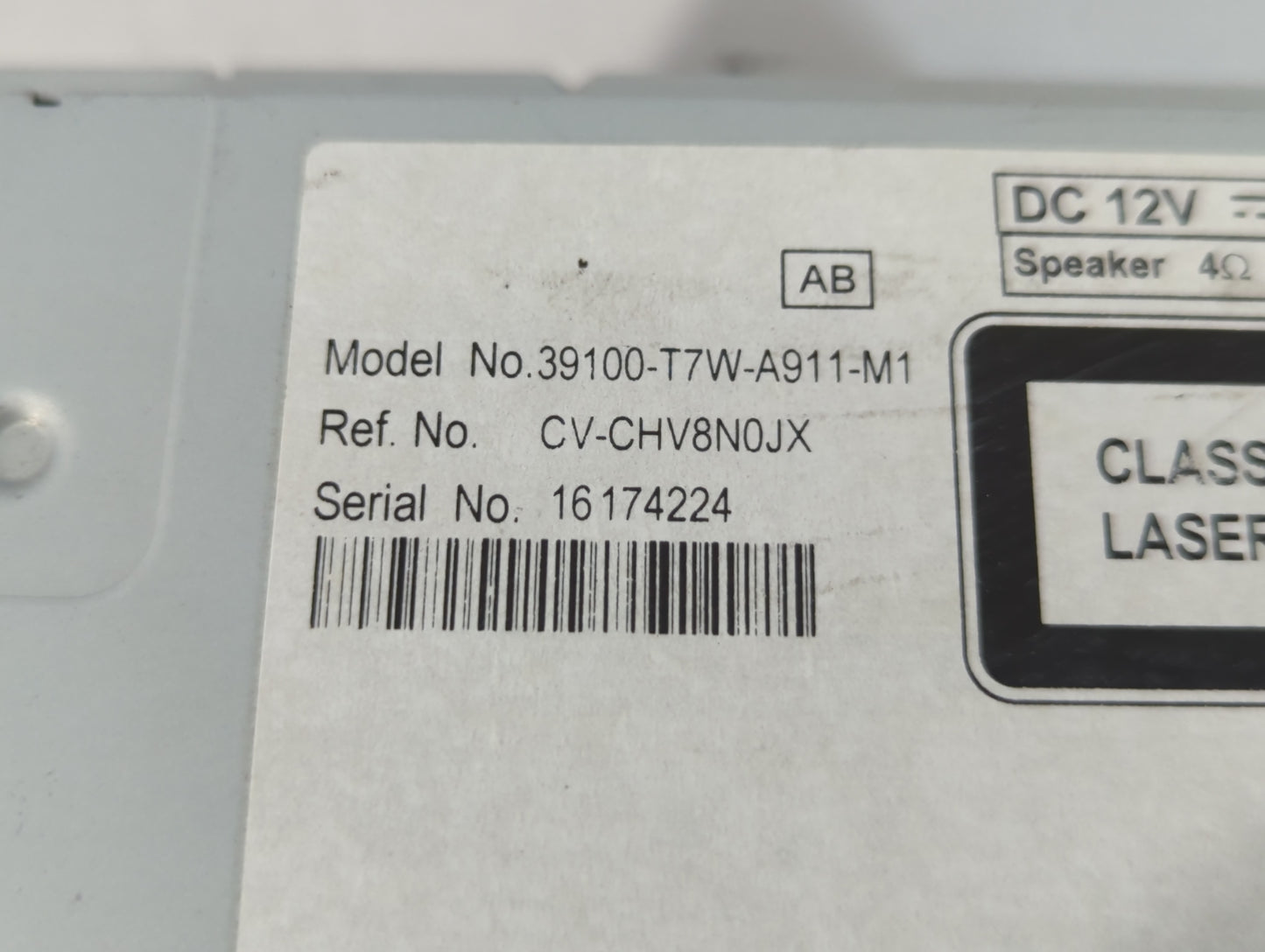 2019-2021 Hyundai Kona Am Fm Cd Player Radio Receiver - Oemusedautoparts1.com