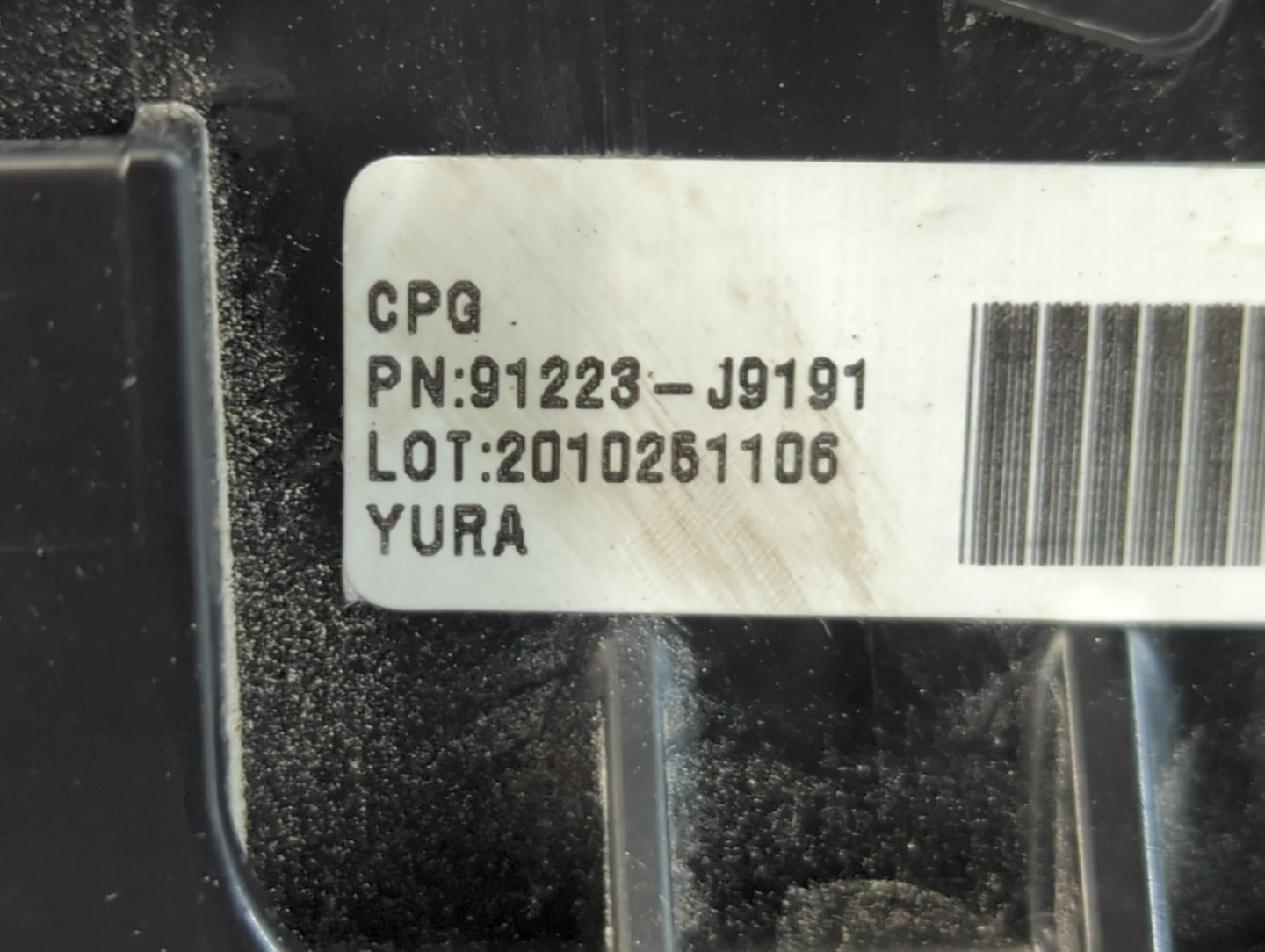 2018-2021 Hyundai Kona Fusebox Fuse Box Panel Relay Module P/N:91223-J9191 Fits Fits 2018 2019 2020 2021 OEM Used Auto Parts