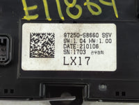 2020-2022 Hyundai Palisade Climate Control Module Temperature AC/Heater Replacement P/N:97250-S8660 Fits Fits 2020 2021 2022