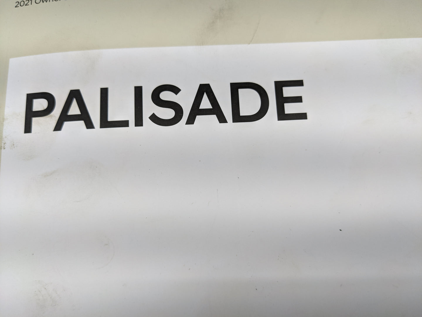 2021 Hyundai Palisade Owners Manual Book Guide OEM Used Auto Parts - Oemusedautoparts1.com