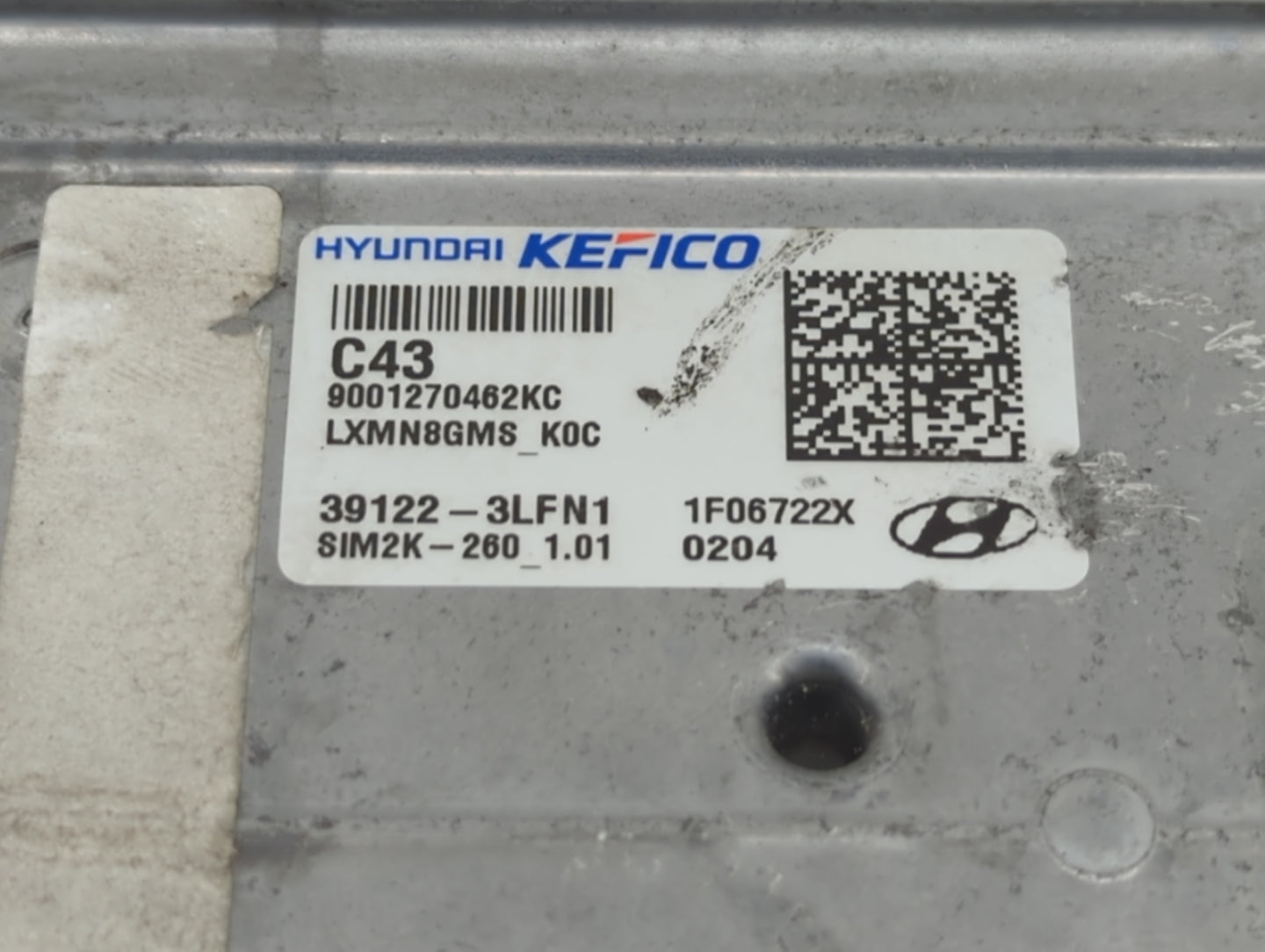 2020-2022 Hyundai Palisade PCM Engine Control Computer ECU ECM PCU OEM P/N:39122-3LFN1 Fits Fits 2020 2021 2022 OEM Used Aut