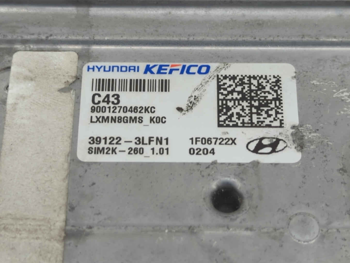 2020-2022 Hyundai Palisade PCM Engine Control Computer ECU ECM PCU OEM P/N:39122-3LFN1 Fits Fits 2020 2021 2022 OEM Used Aut