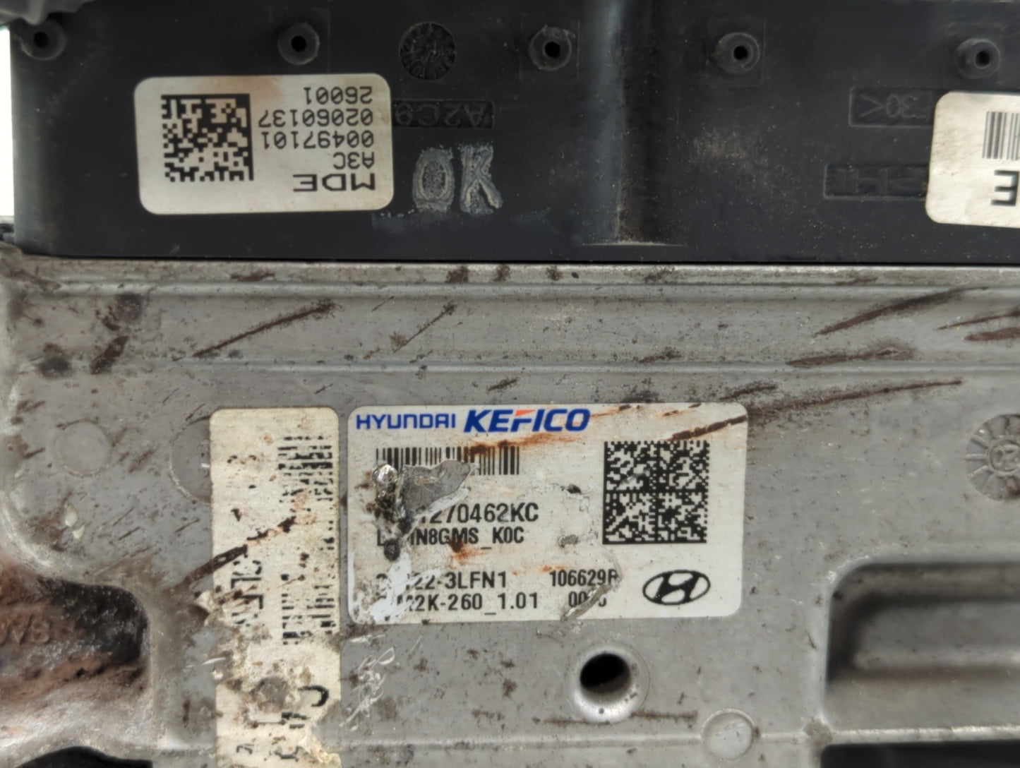 2020-2022 Hyundai Palisade PCM Engine Control Computer ECU ECM PCU OEM P/N:39122-3LFN1 Fits Fits 2020 2021 2022 OEM Used Aut