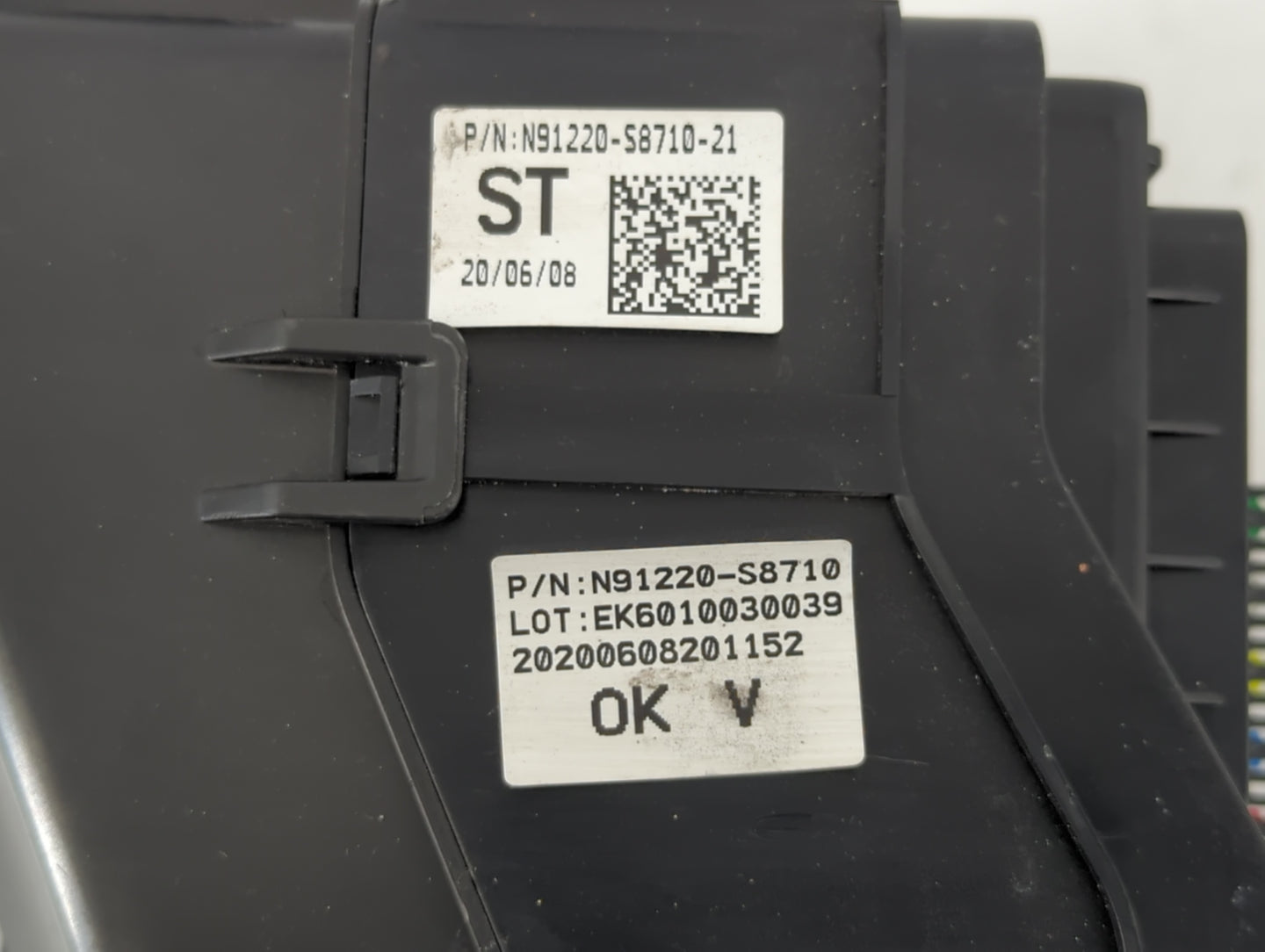 2020-2022 Hyundai Palisade Fusebox Fuse Box Panel Relay Module P/N:N91220-S8710-21 Fits Fits 2020 2021 2022 OEM Used Auto Pa