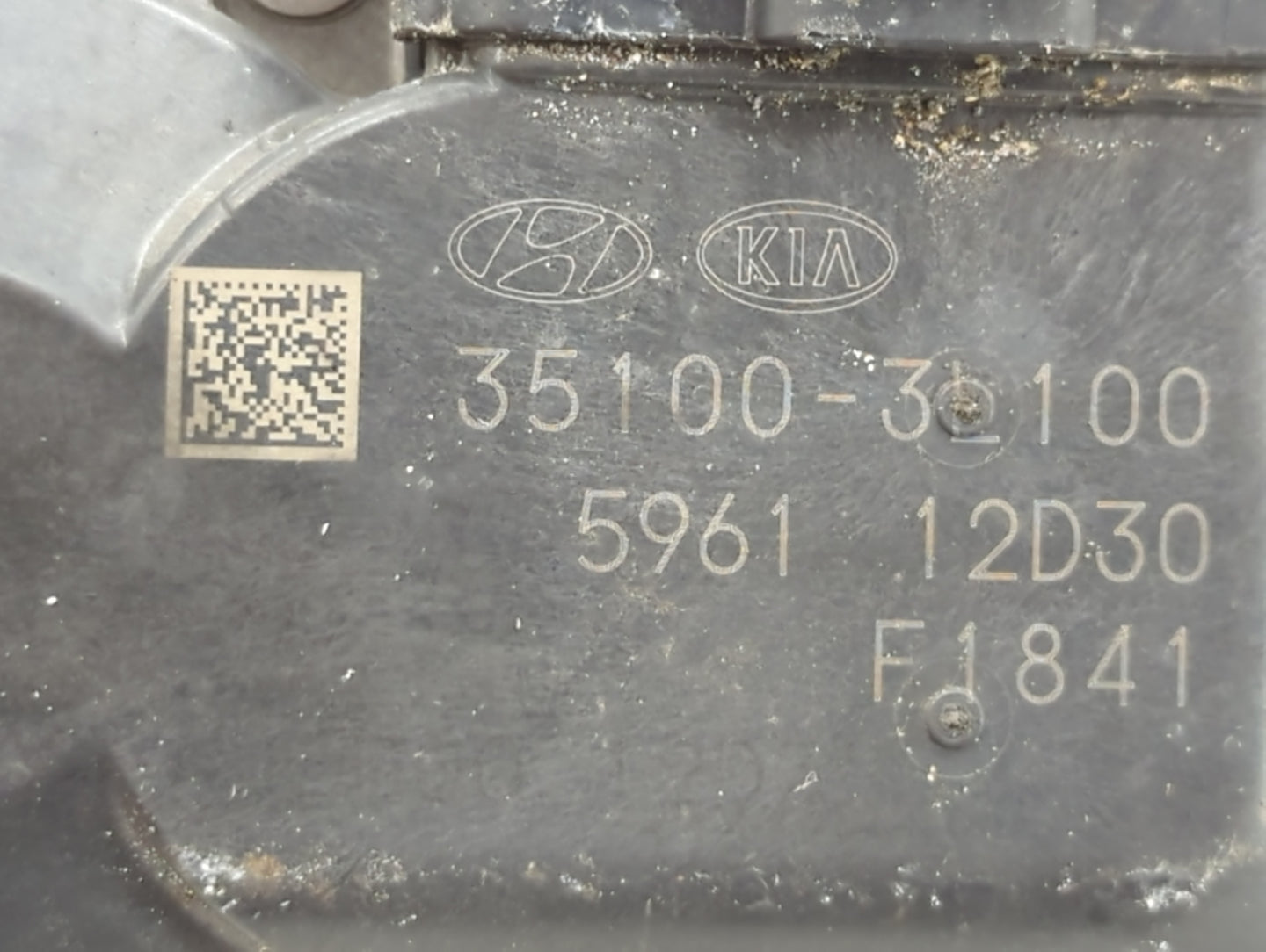 2020-2022 Hyundai Palisade Throttle Body P/N:F1841 5961 12D30, 35100-3L100 Fits Fits 2017 2018 2019 2020 2021 2022 OEM Used 